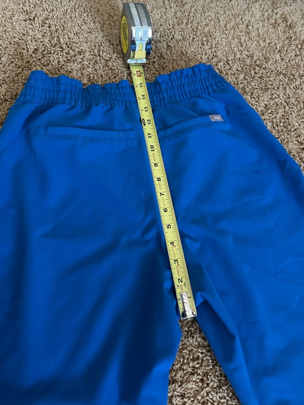 Figs High Waisted Royal Blue Regina Pants Medium - Picture 9 of 11